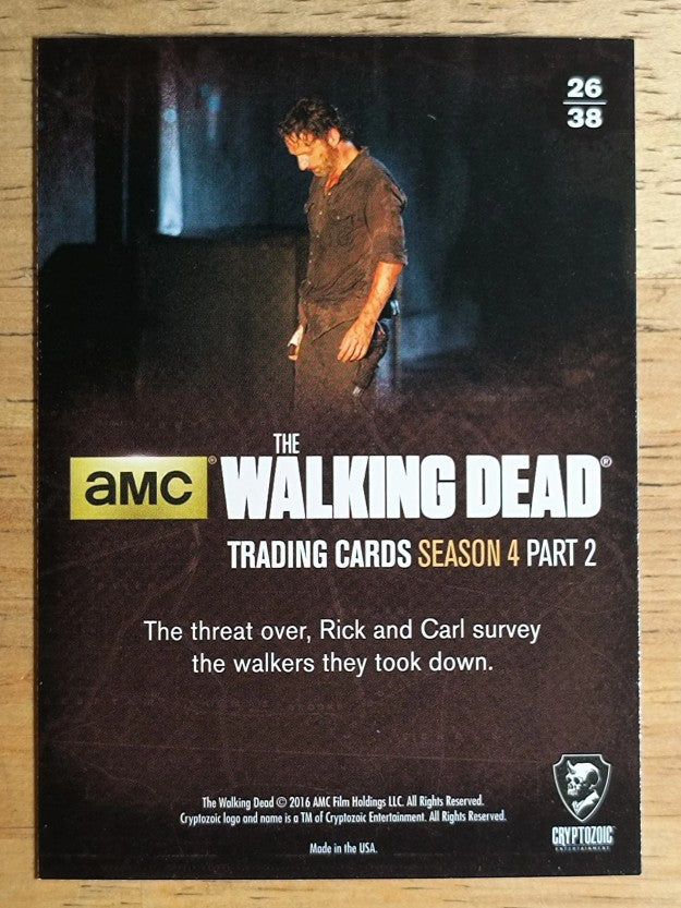 2016 Cryptozoic The Walking Dead Season Four Part 2 #26 Relief