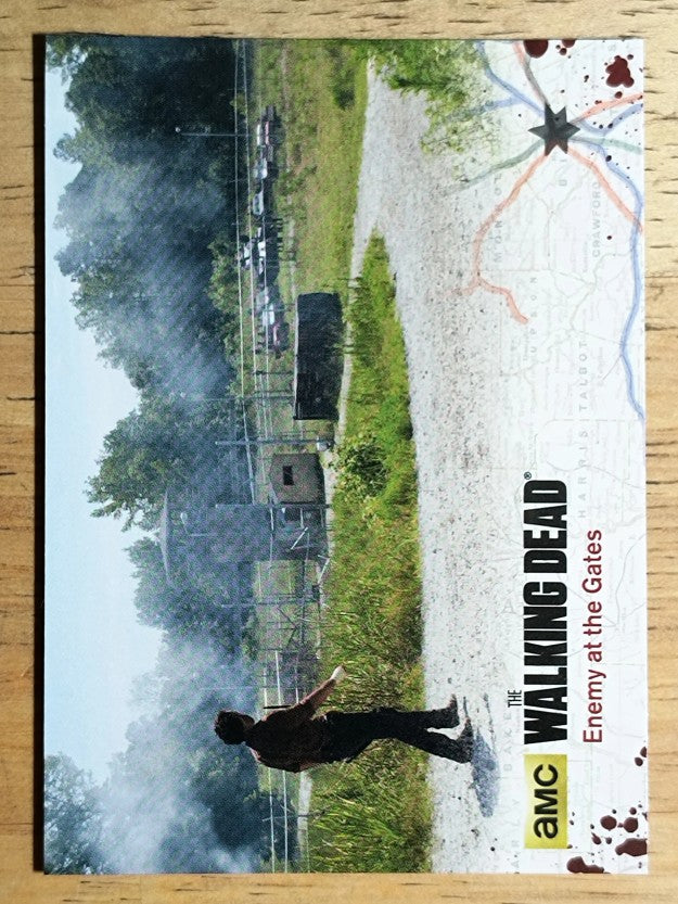 2016 Cryptozoic The Walking Dead Season Four Part 2 #27 Enemy at the Gates
