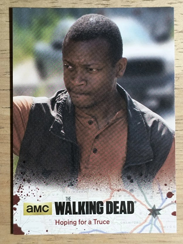 2016 Cryptozoic The Walking Dead Season Four Part 2 #28 Hoping for a Truce