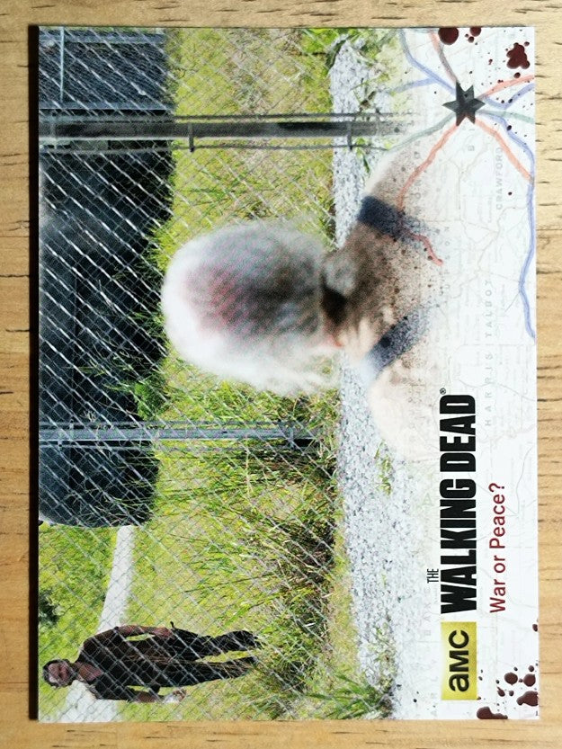 2016 Cryptozoic The Walking Dead Season Four Part 2 #29 War or Peace?
