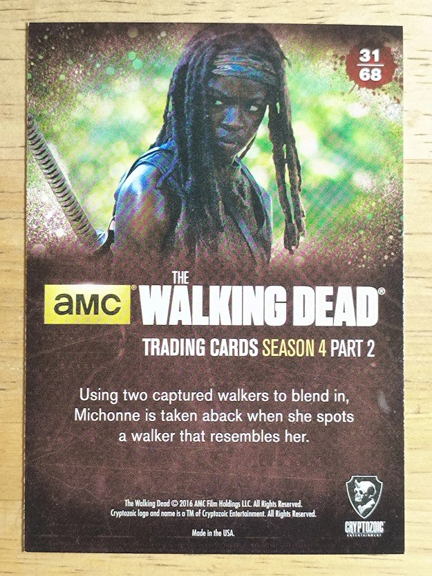 2016 Cryptozoic The Walking Dead Season Four Part 2 #31 Part of the Herd