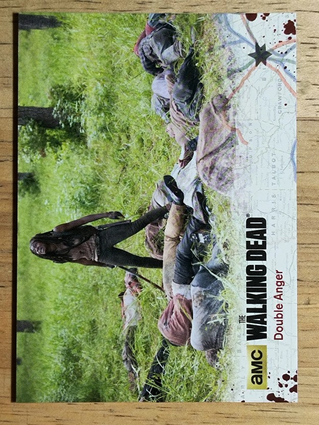 2016 Cryptozoic The Walking Dead Season Four Part 2 #33 Double Anger