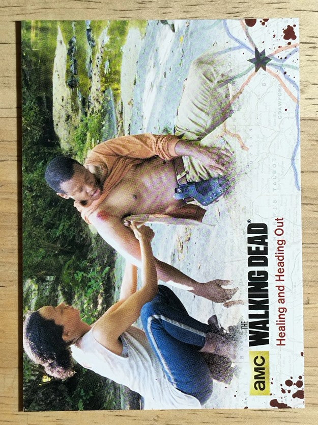 2016 Cryptozoic The Walking Dead Season Four Part 2 #34 Healing and Heading Out
