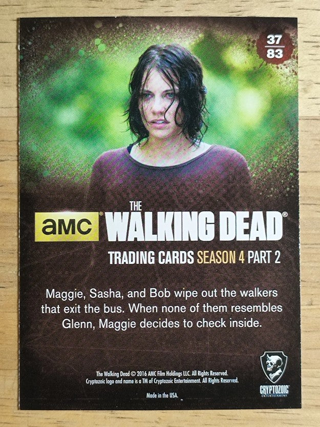 2016 Cryptozoic The Walking Dead Season Four Part 2 #37 Not My Husband