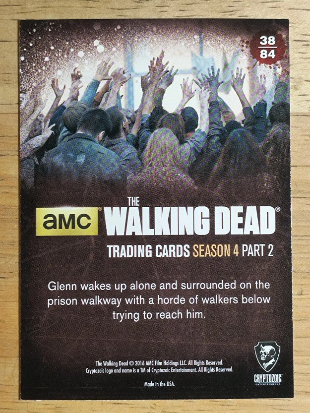 2016 Cryptozoic The Walking Dead Season Four Part 2 #38 Hangover
