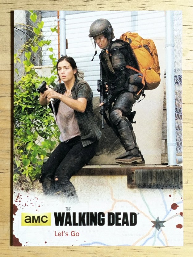 2016 Cryptozoic The Walking Dead Season Four Part 2 #40 Let?s Go