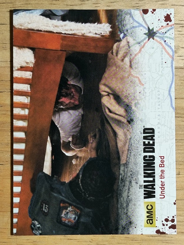 2016 Cryptozoic The Walking Dead Season Four Part 2 #42 Under the Bed