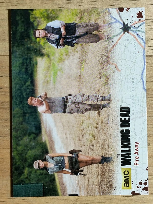 2016 Cryptozoic The Walking Dead Season Four Part 2 #46 Fire Away