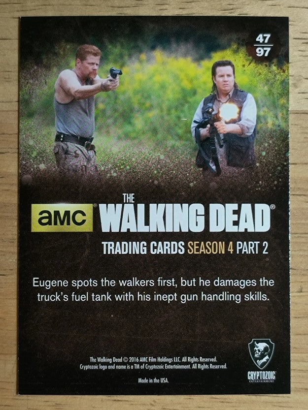 2016 Cryptozoic The Walking Dead Season Four Part 2 #47 Not a Straight Shooter