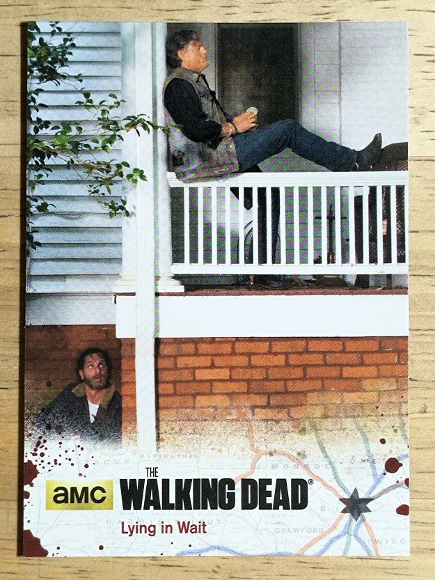 2016 Cryptozoic The Walking Dead Season Four Part 2 #50 Lying in Wait