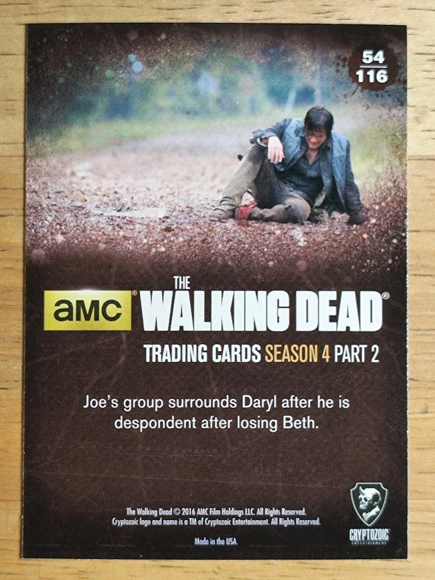 2016 Cryptozoic The Walking Dead Season Four Part 2 #54 Solo