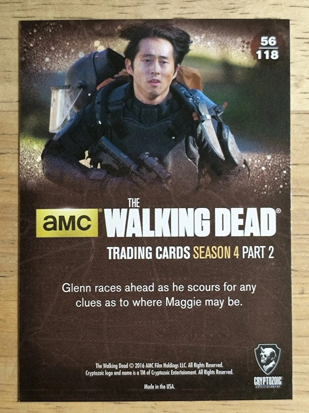 2016 Cryptozoic The Walking Dead Season Four Part 2 #56 Singular Focus