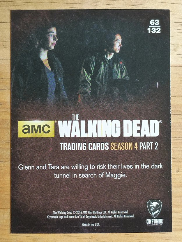 2016 Cryptozoic The Walking Dead Season Four Part 2 #63 Dark Passage