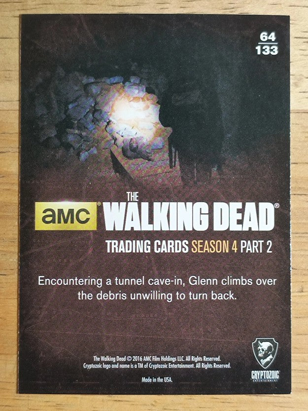 2016 Cryptozoic The Walking Dead Season Four Part 2 #64 Not Caving In
