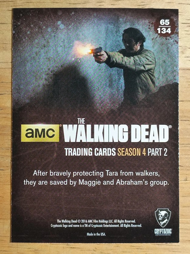 2016 Cryptozoic The Walking Dead Season Four Part 2 #65 Reunited