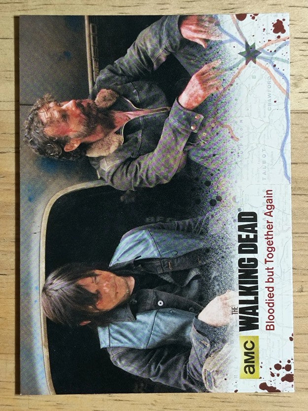 2016 The Walking Dead Season Four Part 2 #68 Bloodied but Together Again