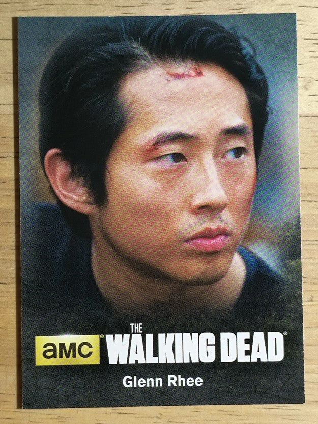 2016 The Walking Dead Season Four Part 2 Character Bios #C10 Glenn Rhee