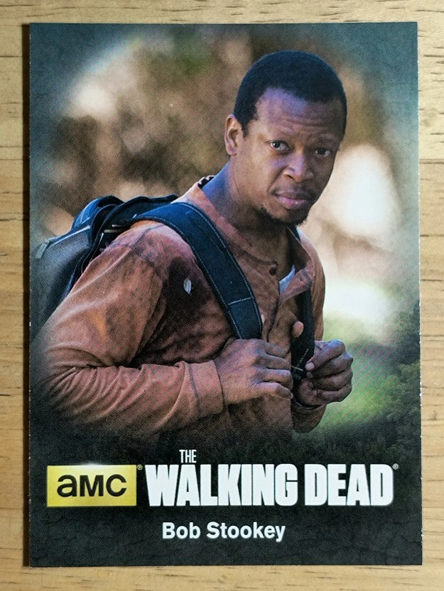 2016 The Walking Dead Season Four Part 2 Character Bios #C13 Bob Stookey