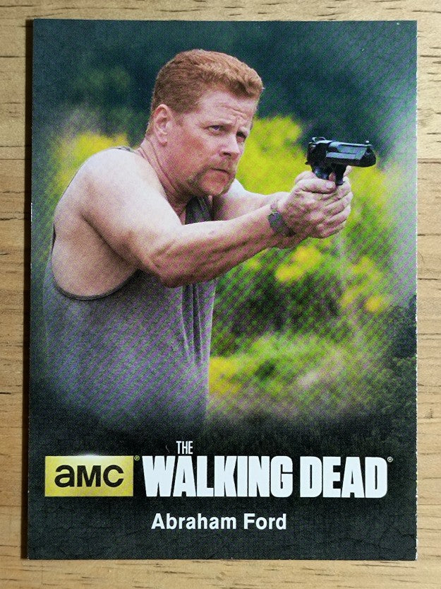 2016 The Walking Dead Season Four Part 2 Character Bios #C14 Abraham Ford