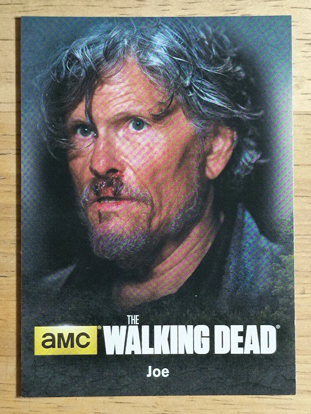 2016 Cryptozoic The Walking Dead Season Four Part 2 Character Bios #C18 Joe