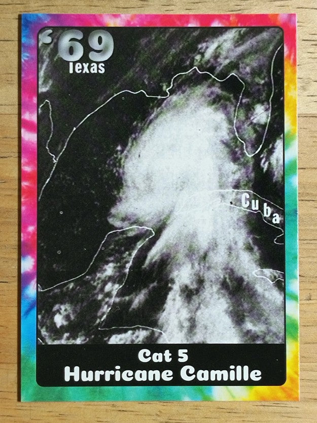 2019 Historic Autographs 1969 #38 Hurricane Camille hit