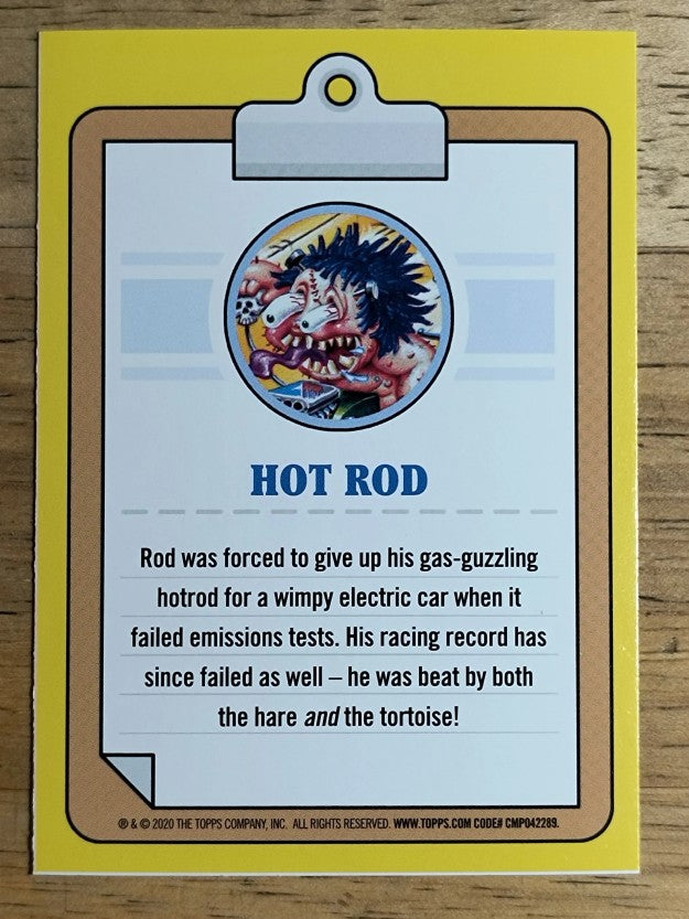 2020 Topps Garbage Pail Kids 35th Anniversary #12b Electric Carl