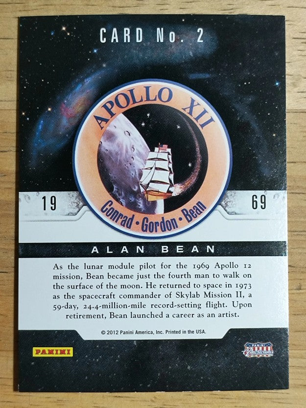 2012 Americana Heroes and Legends Astronauts #2 Alan Bean (NM)