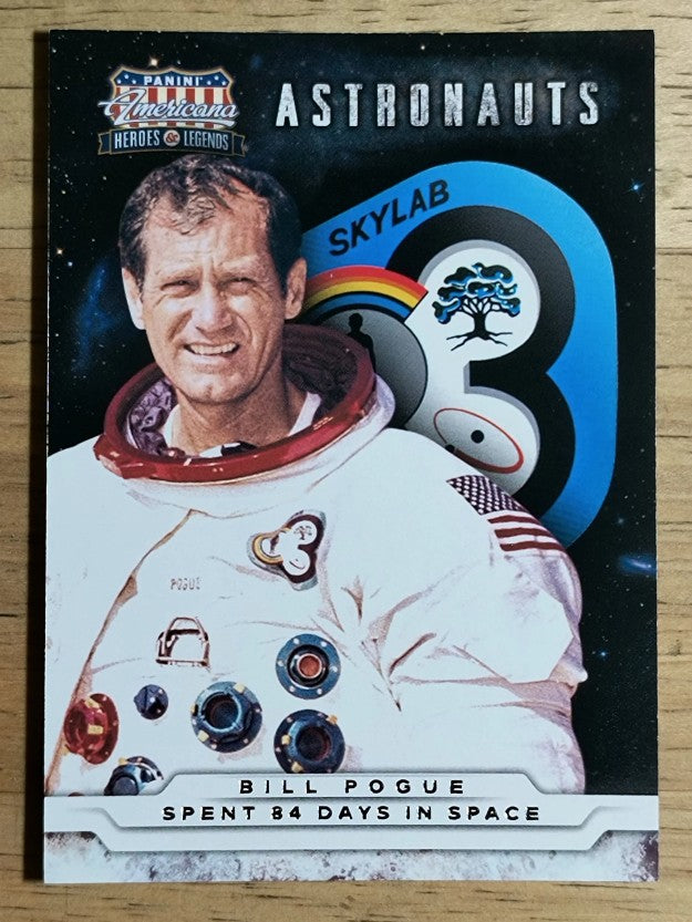 2012 Americana Heroes and Legends Astronauts #4 Bill Pogue (NM)