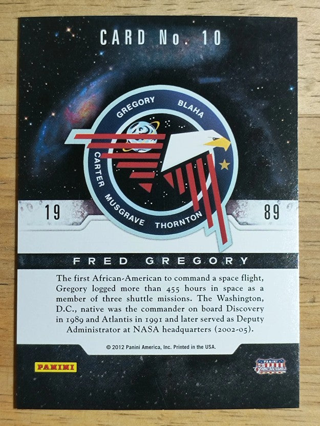 2012 Americana Heroes and Legends Astronauts #10 Fred Gregory