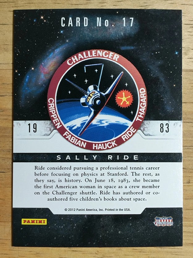 2012 Americana Heroes and Legends Astronauts #17 Sally Ride (NM)