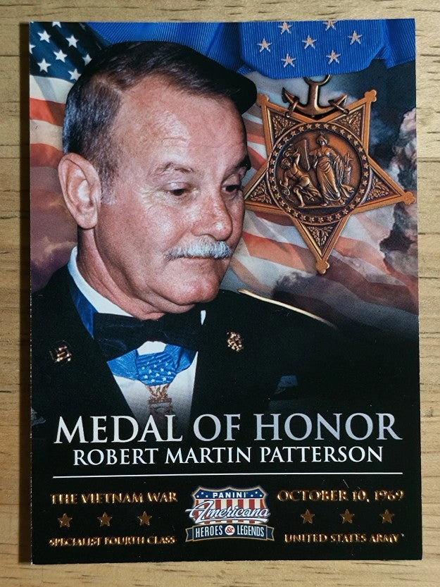 2012 Americana Heroes and Legends Medal of Honor #3 Robert Martin Patterson