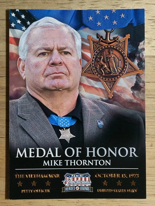 2012 Americana Heroes and Legends Medal of Honor #8 Mike Thornton