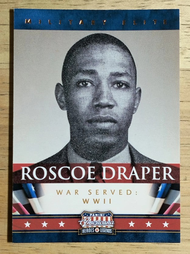 2012 Americana Heroes and Legends Military Elite #8 Roscoe Draper