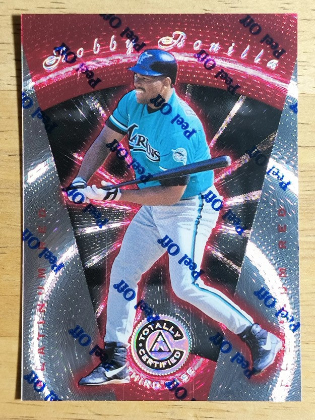 1997 Pinnacle Totally Certified Platinum Red #77 Bobby Bonilla