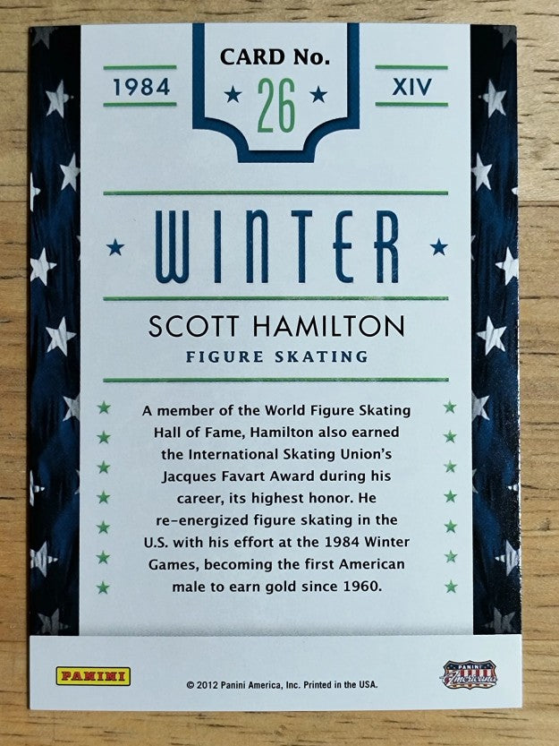 2012 Americana Heroes and Legends Summer/Winter Games #26 Scott Hamilton