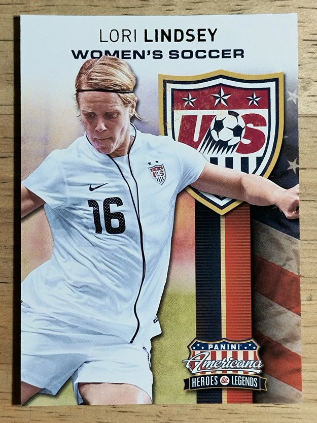 2012 Americana Heroes and Legends US Women's Soccer #15 Lori Lindsey