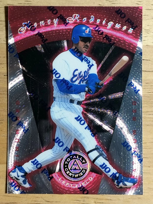 1997 Pinnacle Totally Certified Platinum Red #91 Henry Rodriguez
