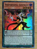 2022 Yu-Gi-Oh Dimension Force 1st Edition #DIFOEN001 Performapal Gentrude SR