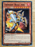 2022 Yu-Gi-Oh Dimension Force 1st Edition #DIFOEN003 Therion Bull Ain C