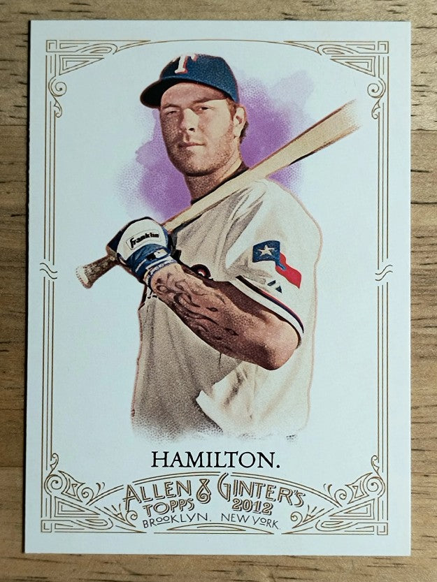 2012 Topps Allen and Ginter #328 Josh Hamilton SP