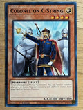 2022 Yu-Gi-Oh Dimension Force 1st Edition #DIFOEN081 Colonel on C-String C