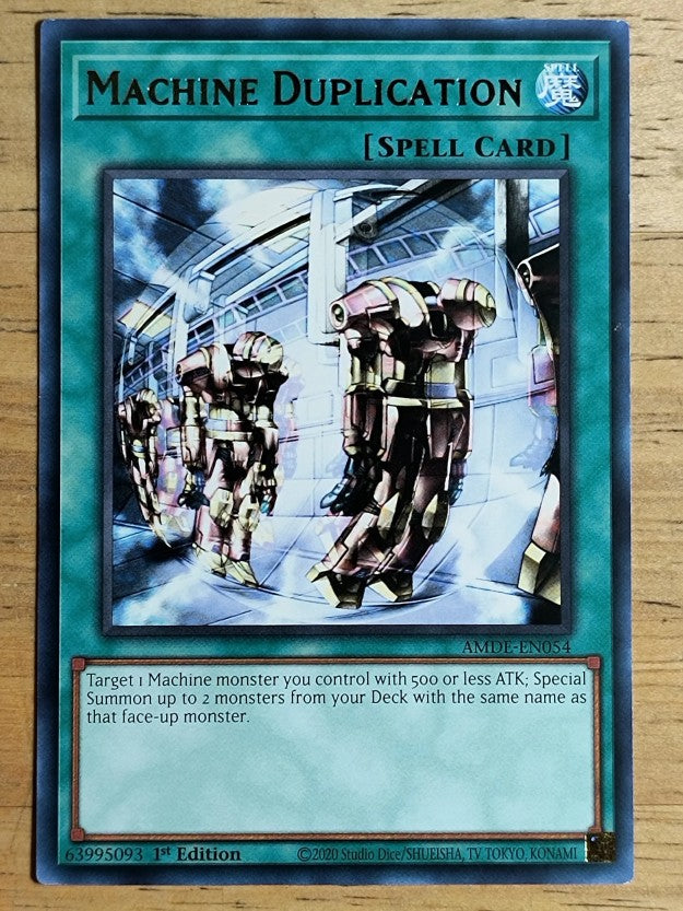 2023 Yu-Gi-Oh Amazing Defenders 1st Edition #AMDEEN054 Machine Duplication R