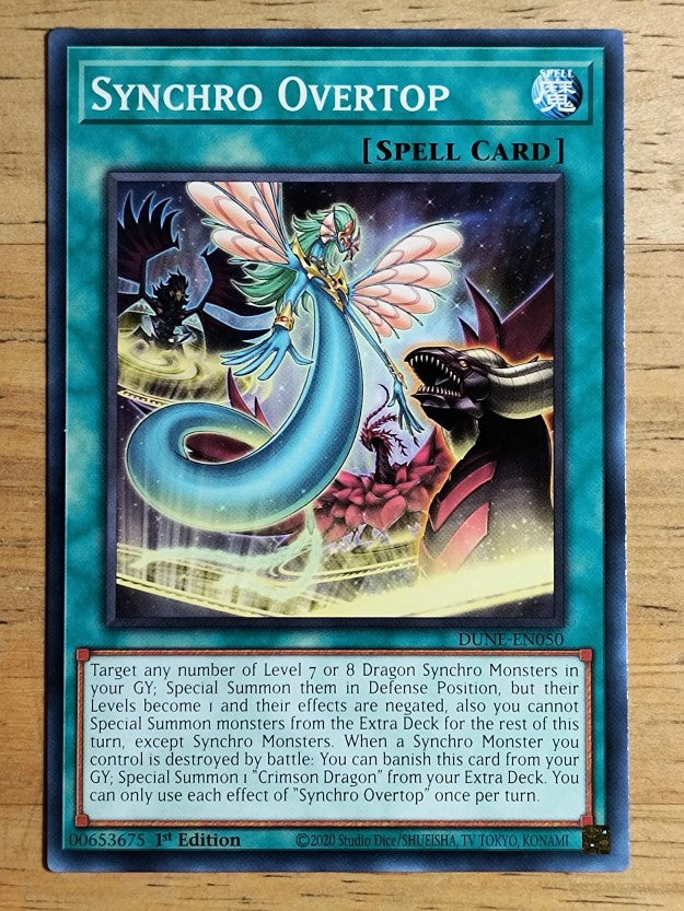 2023 Yu-Gi-Oh Duelist Nexus 1st Edition #DUNEEN050 Synchro Overtop C