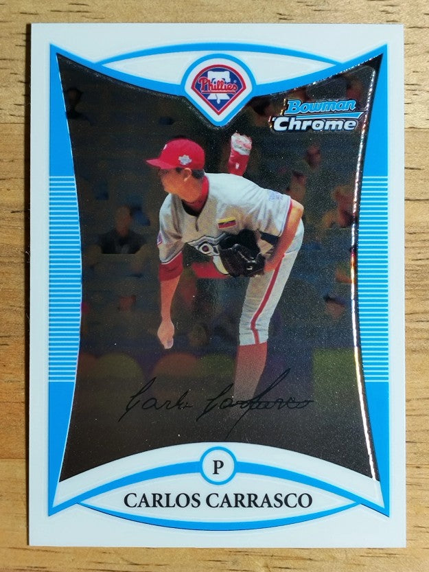 2008 Bowman Chrome Draft Prospects #BDPP66 Carlos Carrasco FG