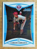 2008 Bowman Chrome Draft Prospects #BDPP66 Carlos Carrasco FG