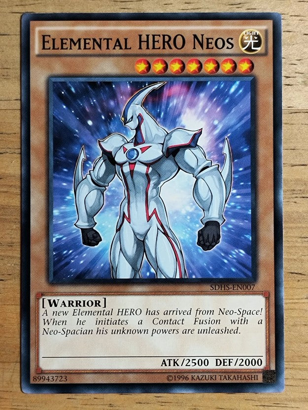 2015 Yu-Gi-Oh Structure Deck Hero Strike 1st Ed #SDHSEN007 Elemental HERO Neos C