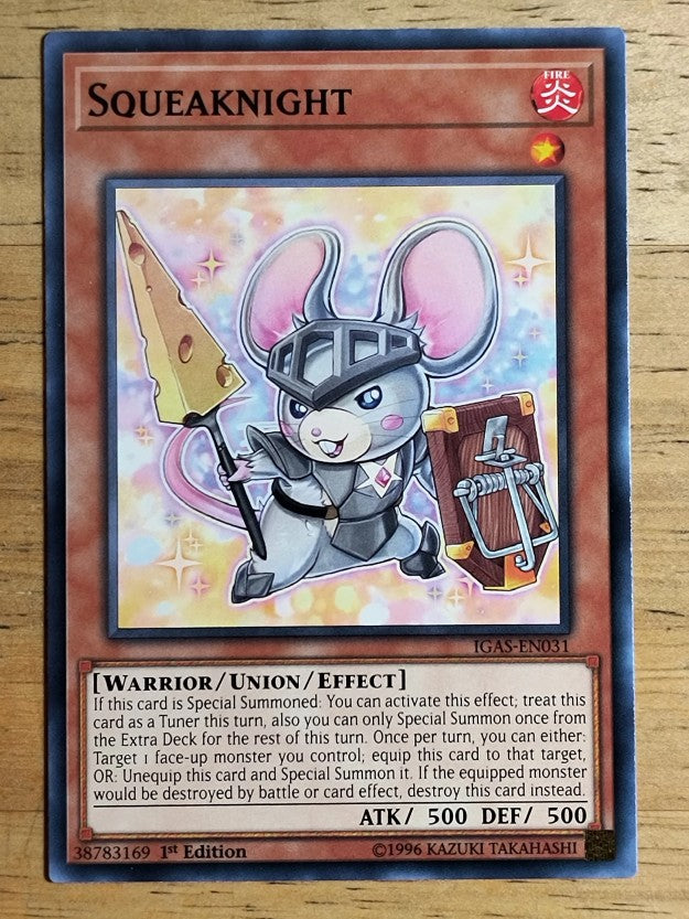 2020 Yu-Gi-Oh Ignition Assault 1st Edition #IGASEN031 Squeaknight C