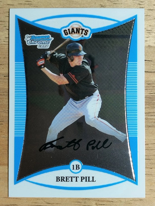 2008 Bowman Chrome Prospects #BCP22 Brett Pill