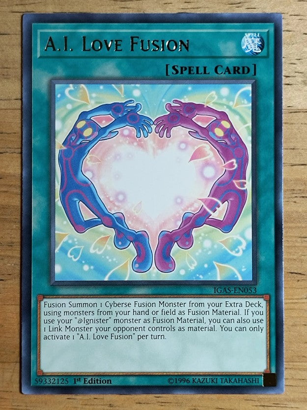 2020 Yu-Gi-Oh Ignition Assault 1st Edition #IGASEN053 A.I. Love Fusion R (NM)