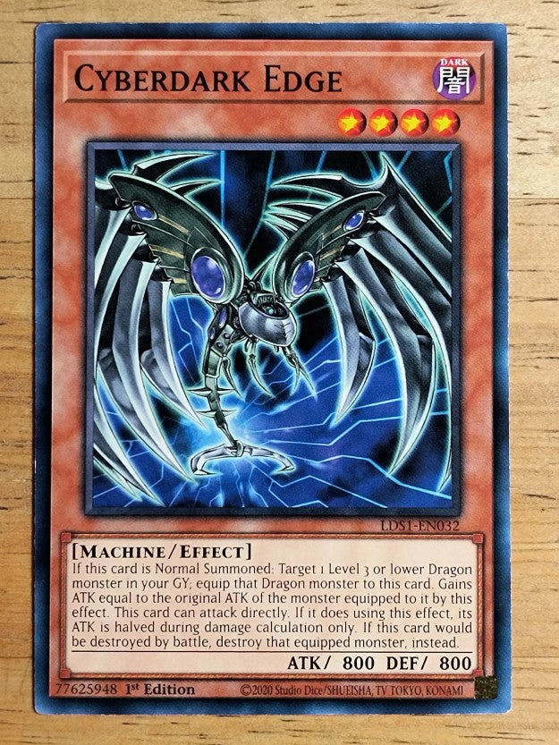 2020 Yu-Gi-Oh Legendary Duelists Season 1 1st Edition LDS1EN032 Cyberdark Edge C